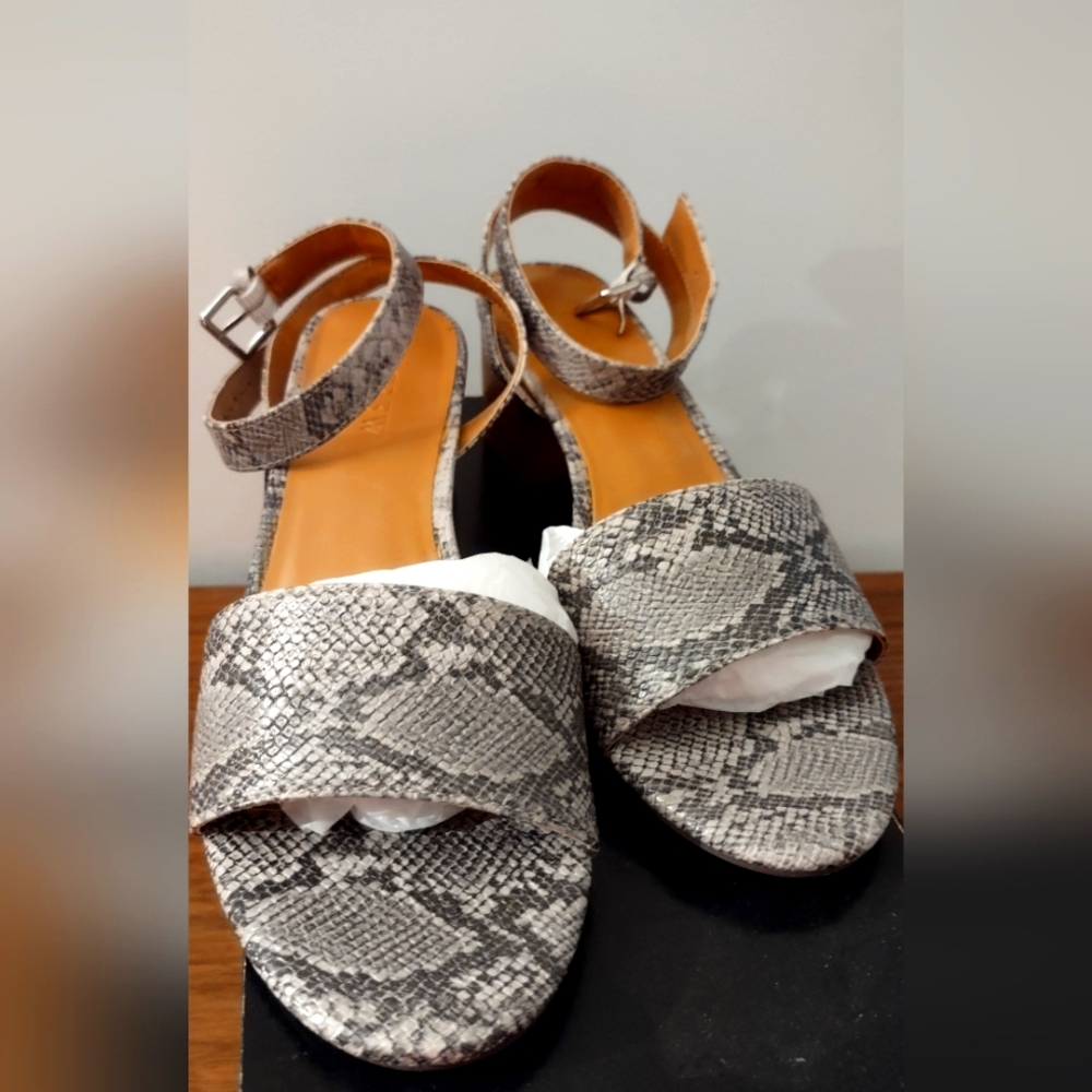 J Crew low heeled sandals